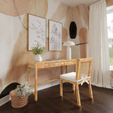 Candelabra Home Amara Rattan Desk Furniture