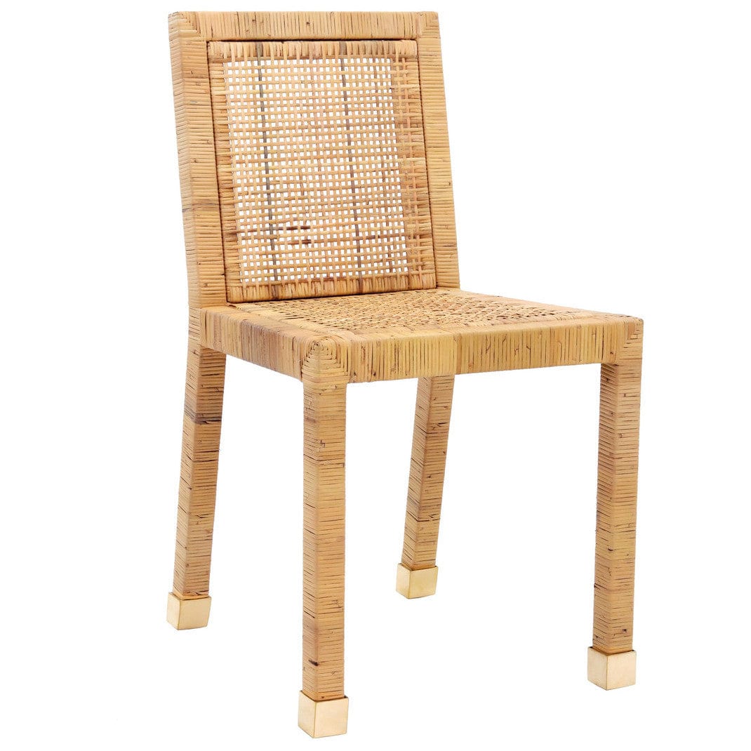 Whitney Rattan Dining Chair – Meadow Blu