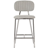 Candelabra Home Ariana Counter Stool - Set of 2- Grey Furniture TOV-D44221