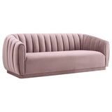 Candelabra Home Arno Blush Velvet Sofa Furniture TOV-S168 00806810355299