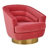 Candelabra Home Canyon Velvet Swivel Chair Furniture TOV-S6405