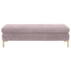 Candelabra Home Delilah Velvet Bench Furniture TOV-O6266 00806810358771