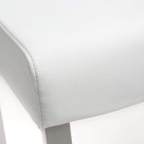 Candelabra Home Denmark White Steel Bar and Counter Stool - Set of 2 Furniture