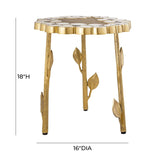 Candelabra Home Flor Handpainted Side Table Furniture TOV-OC18329