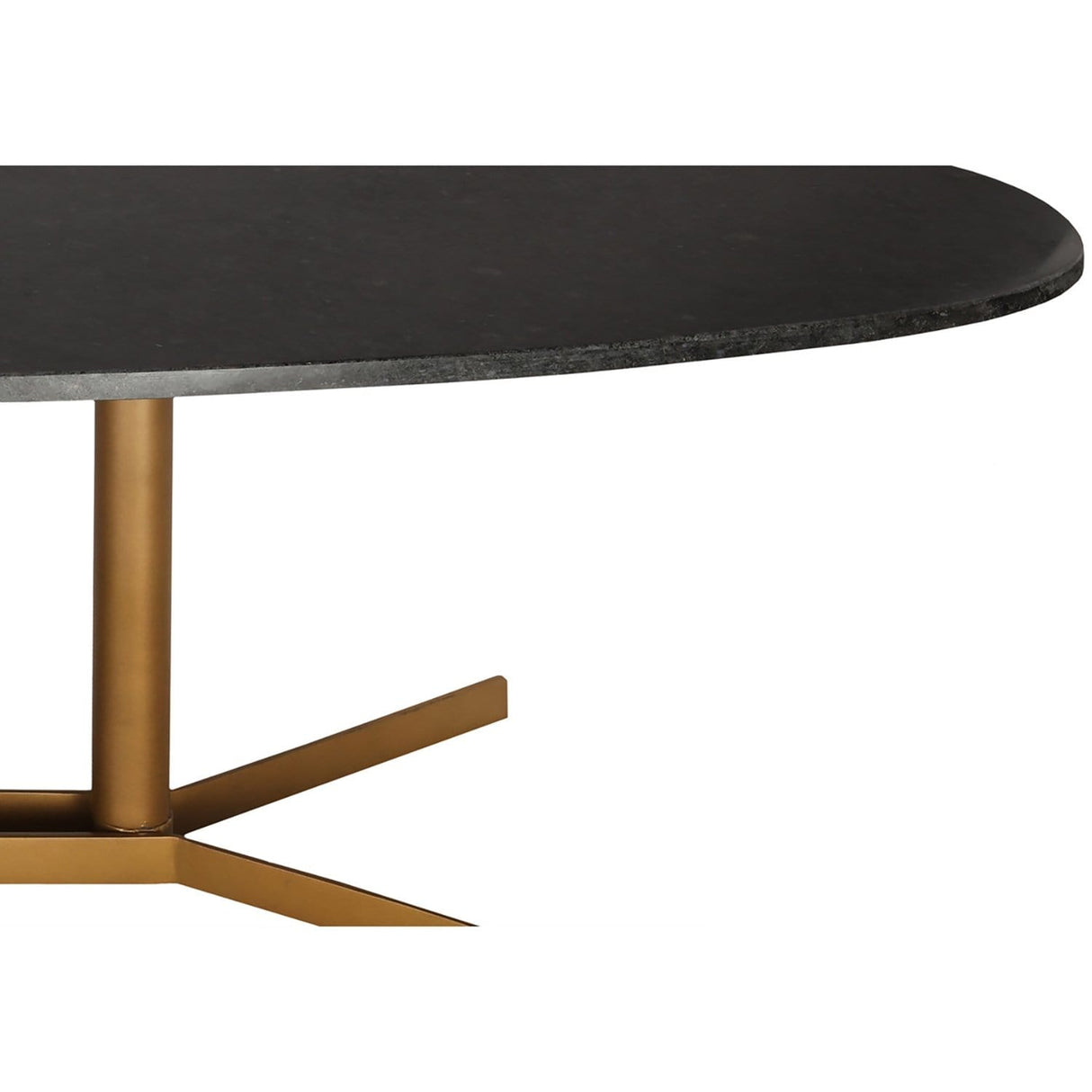 Candelabra Home Gemma Black Marble Coffee Table Furniture TOV-OC18162