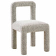 Candelabra Home Hazel Black Boucle Dining Chair Furniture