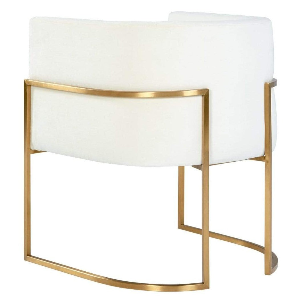 Giselle cream velvet dining chair new arrivals