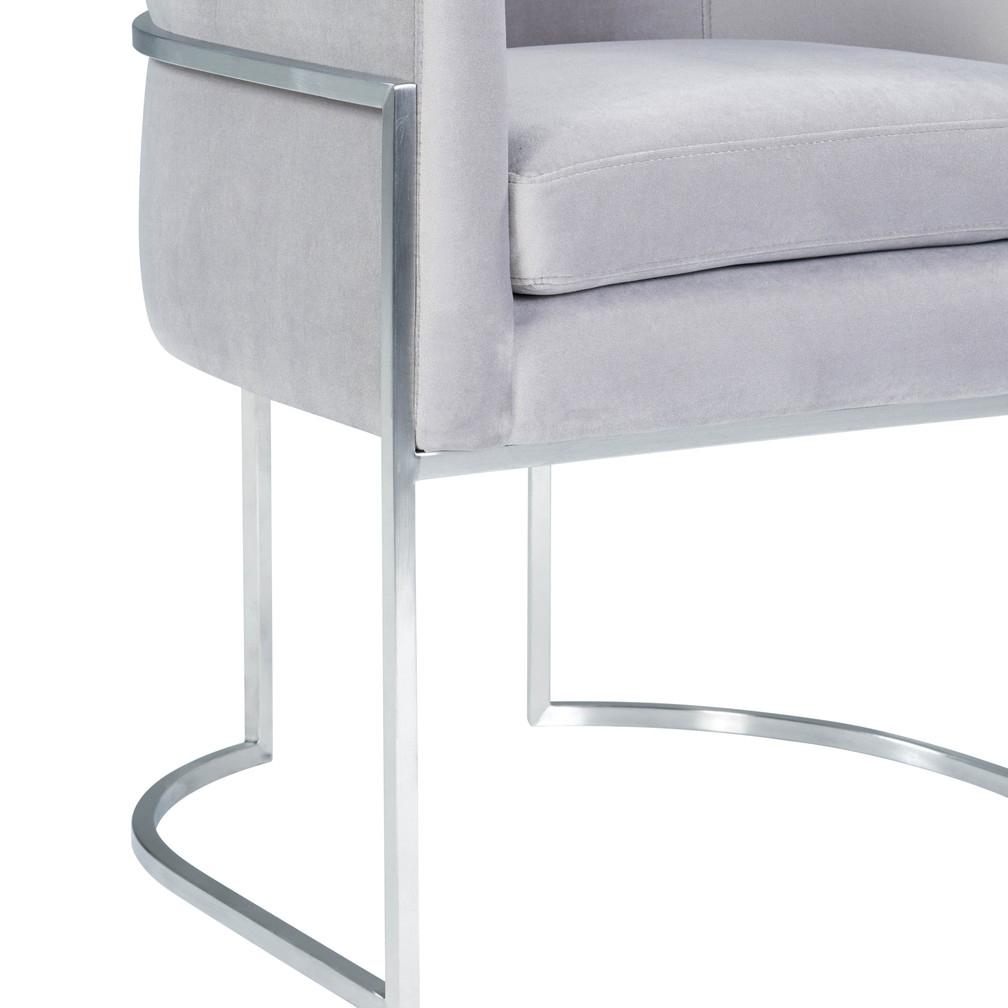 Candelabra Home Inspire Me! Home Decor Giselle Velvet Dining Chair Furniture