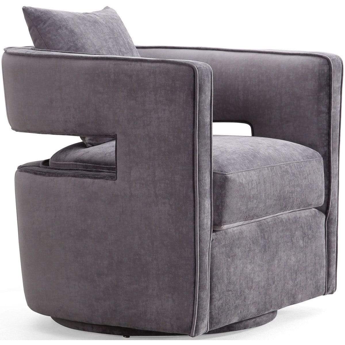 Kennedy black 2025 swivel chair