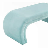 Candelabra Home Kenya Bench - Bright Blue Furniture TOV-OC6380 00793611829817