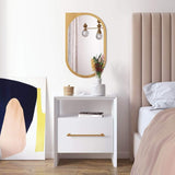Candelabra Home Libre Nightstand - White Furniture TOV-B44059
