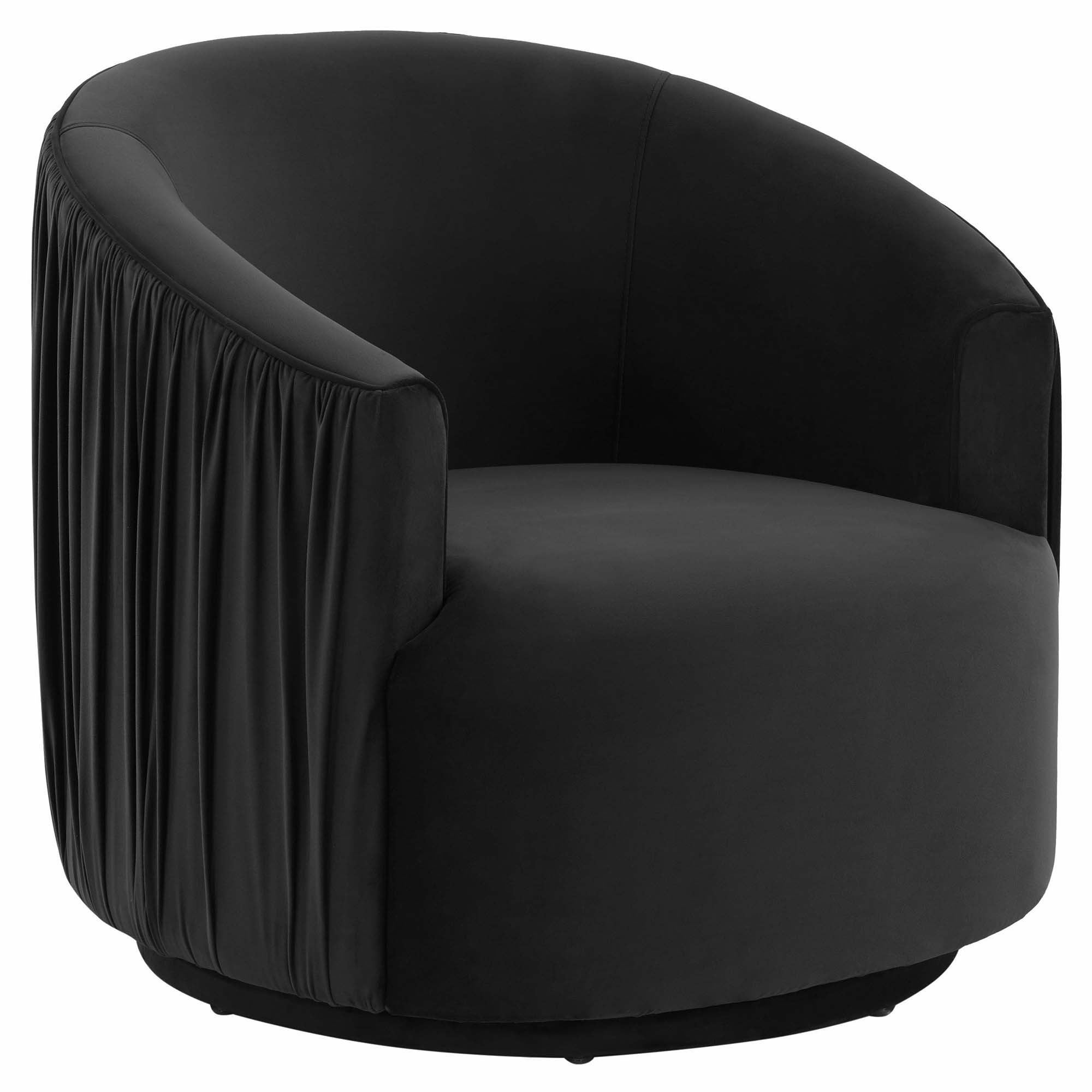 Crushed velvet swivel discount chair