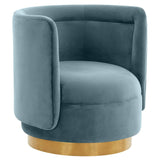 Candelabra Home Remy Velvet Swivel Chair Furniture
