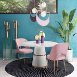 Candelabra Home Rosa Dining Table Furniture TOV-GT5505 00806810357712