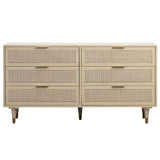 Candelabra Home Sierra Noir 6 Drawer Dresser Furniture TOV-B44113