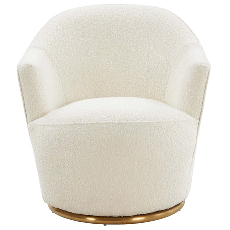 Candelabra Home Skyla Boucle Swivel Chair Furniture jamie-young-TOV-S68263