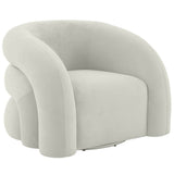 Candelabra Home Slipper Velvet Swivel Chair Furniture