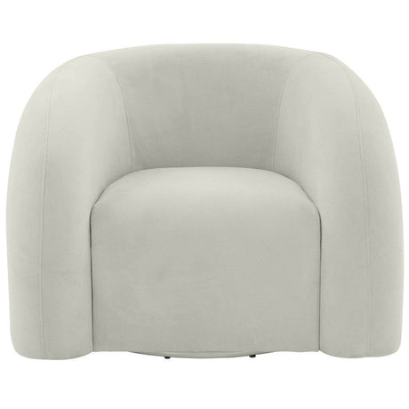 Candelabra Home Slipper Velvet Swivel Chair Furniture TOV-S68573