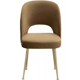 Candelabra Home Swell Velvet Chair Furniture TOV-D6487