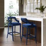 Candelabra Home Tiffany Velvet Bar & Counter Stool Furniture