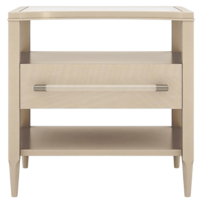 Caracole Clearly Open Nightstand Furniture caracole-CLA-020-063 662896035452
