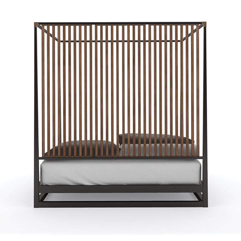 Caracole Pinstripe Bed Furniture