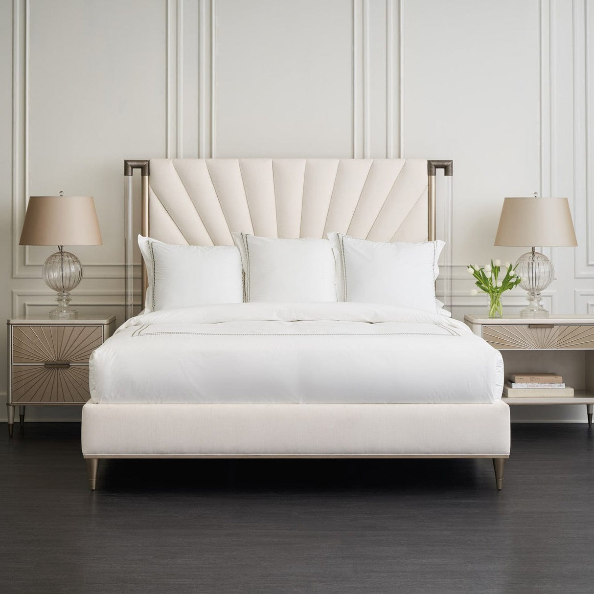 Caracole Valentina Uph Bed Beds & Bed Frames
