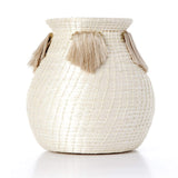 Charlie Sprout Fanned Out Mini Bulbous Vase - Cream Pillow & Decor charlie-sprout-HS20-10