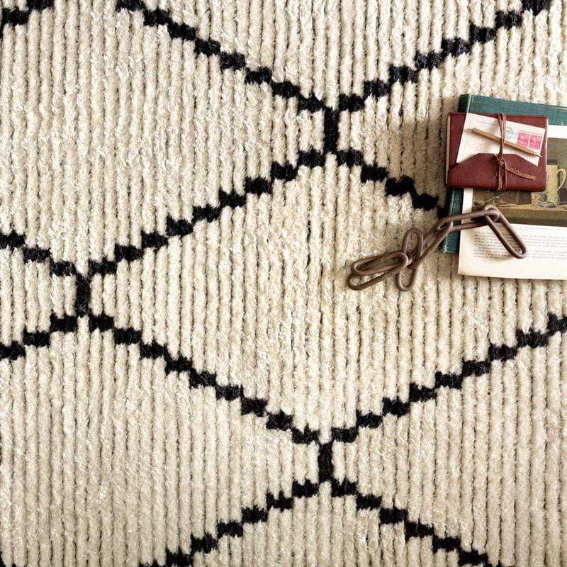 Alice Rug - Cream/Charcoal – Meadow Blu