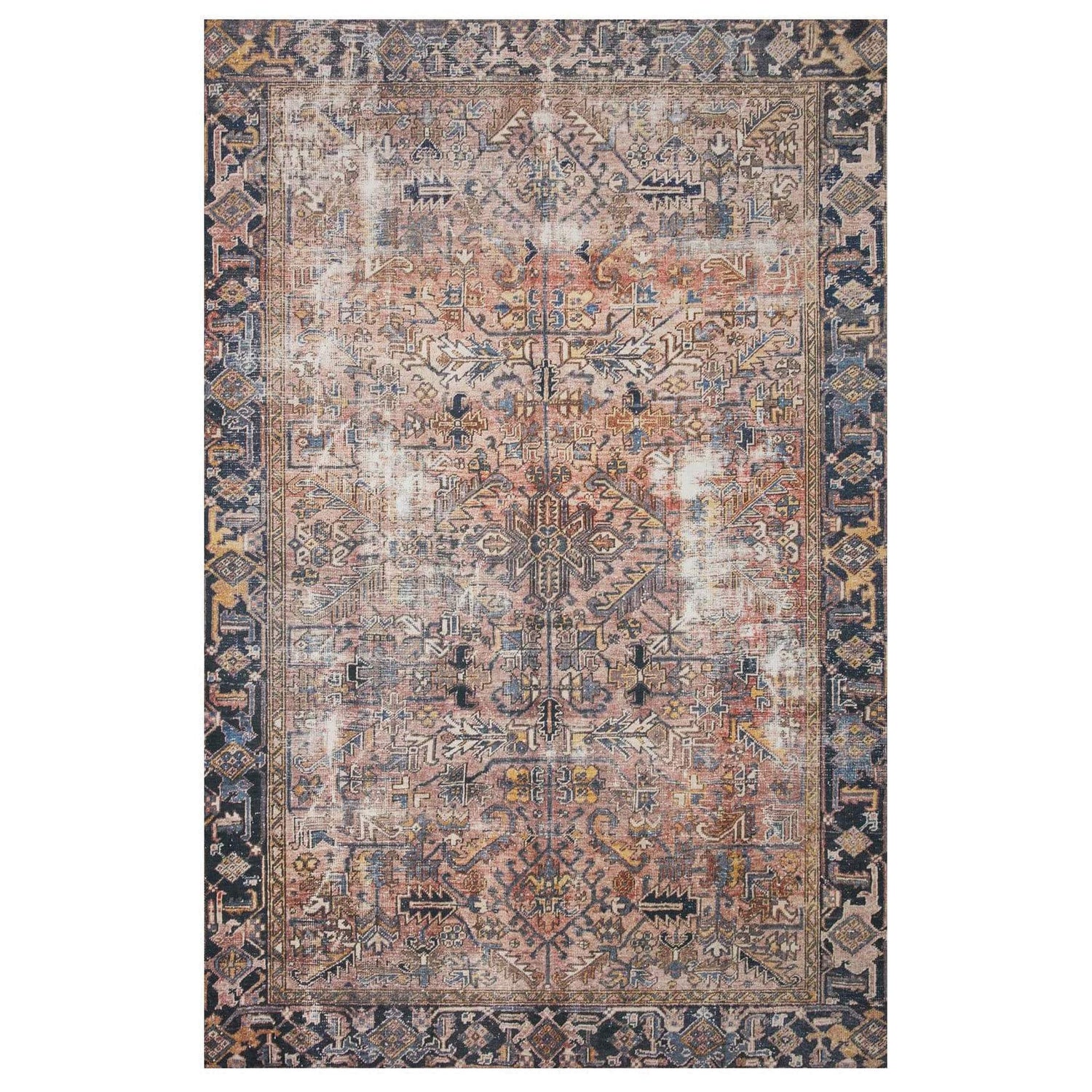 Jules Rug - Terracotta/Multi – Meadow Blu