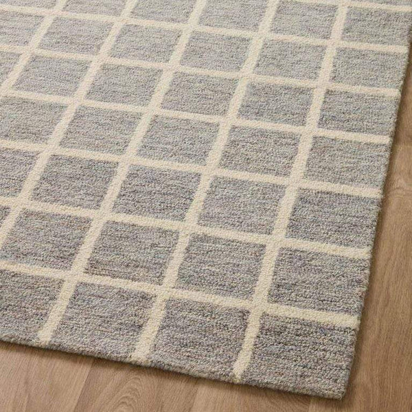 Chris Loves Julia x Loloi Polly Rug Slate/Ivory Meadow Blu
