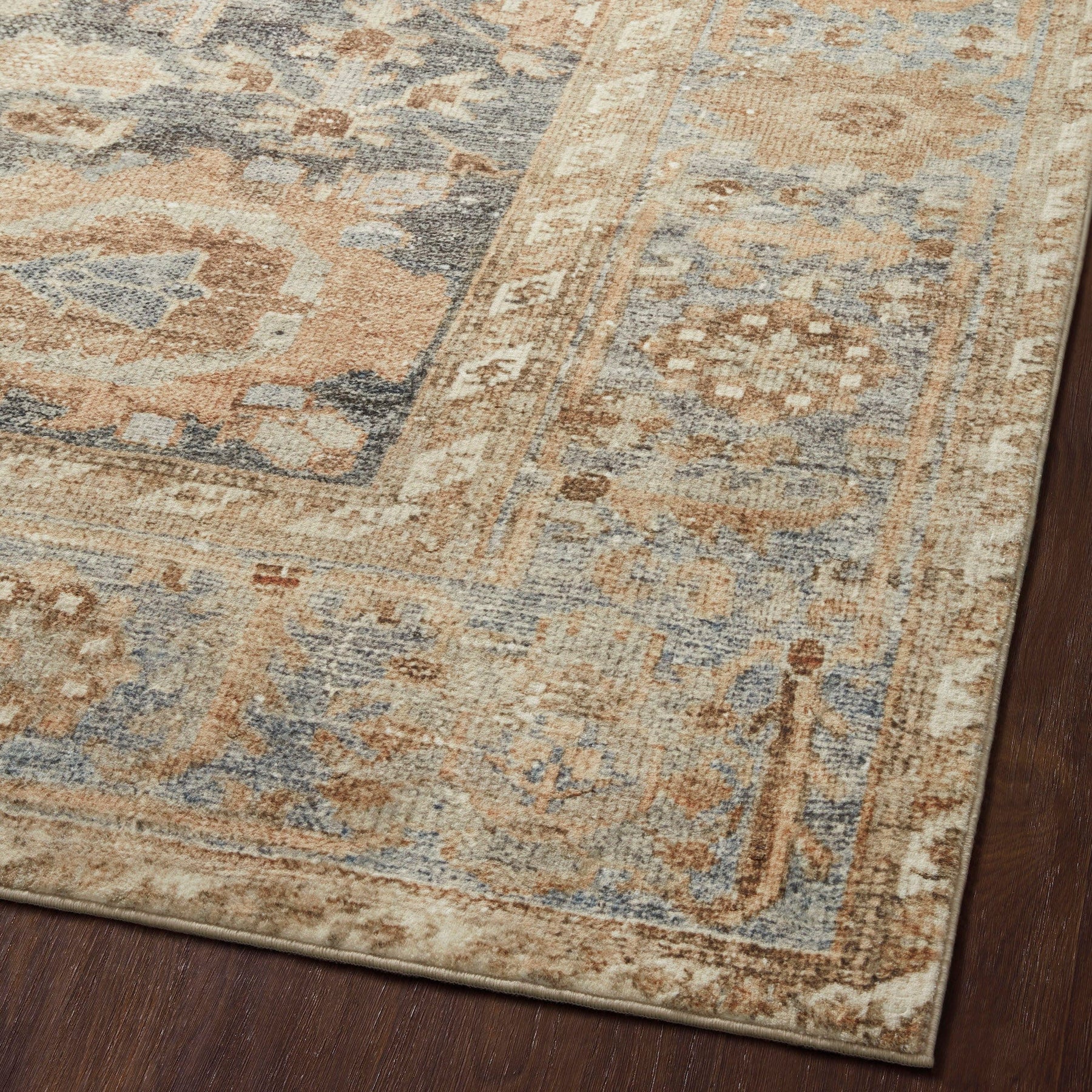 Loloi Margot Rug Ocean/Spice Meadow Blu