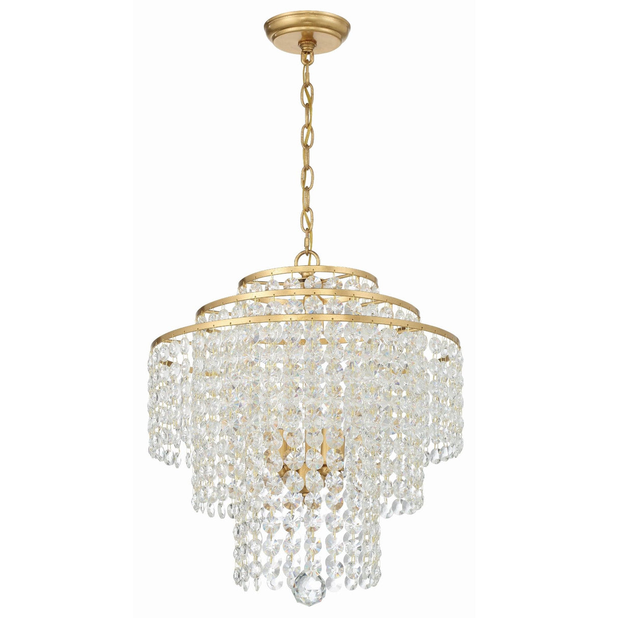 Crystorama Gabrielle 4 Light Chandelier Lighting