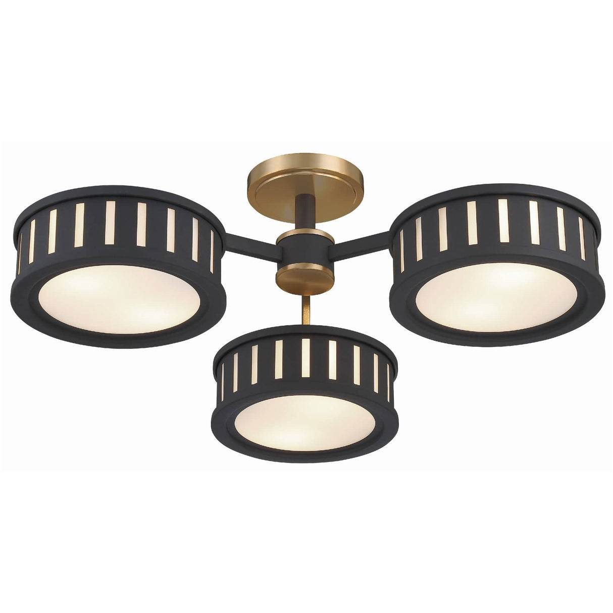 Crystorama Kendal 6 Light Ceiling Mount Lighting crystorama-BYR-80100-MK