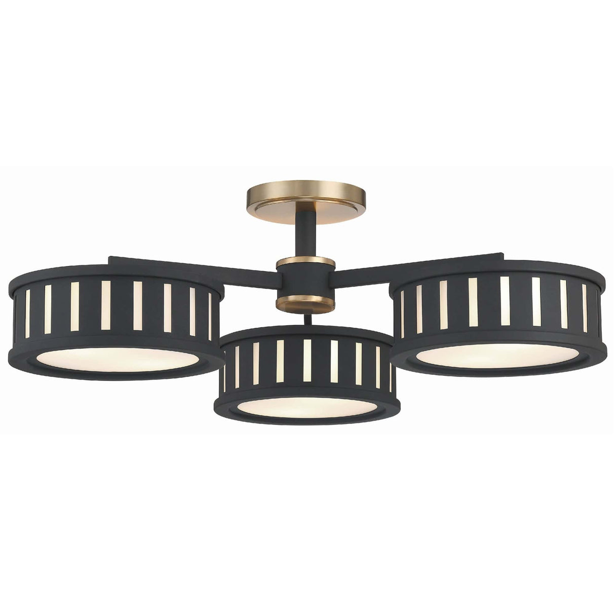 Crystorama Kendal 6 Light Ceiling Mount Lighting crystorama-BYR-80100-MK