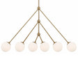 Crystorama Omni 6 Light Chandelier Lighting crystorama-OMN-3006-AG 633779047497