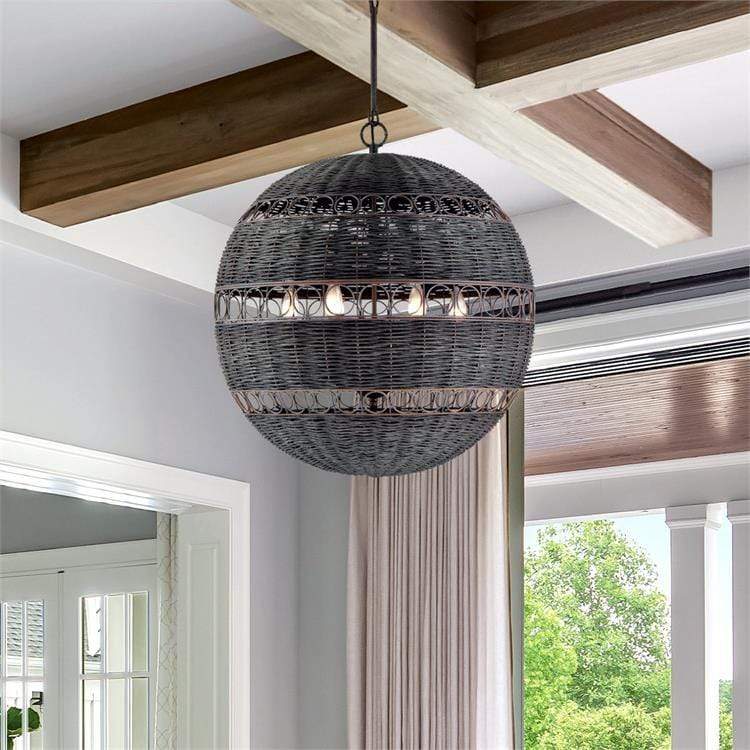 Crystorama Remy 6 Light Chandelier - Forged Bronze Lighting crystorama-REM-A5036-FB 633779041822