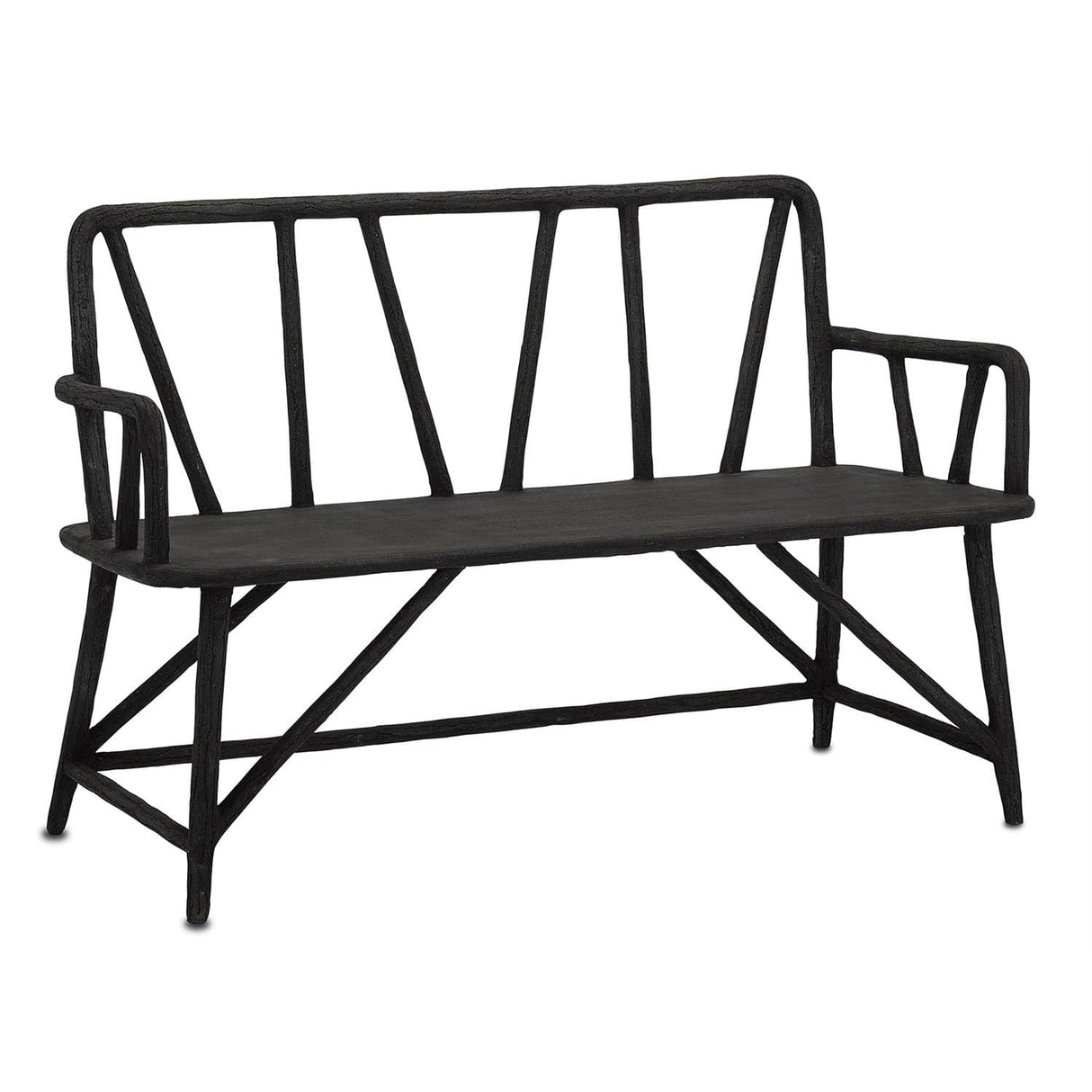 Currey and Company Arboria Bench Furniture currey-co-2000-0003