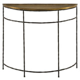 Currey and Company Boyles Demilune Console Furniture currey-co-4000-0053