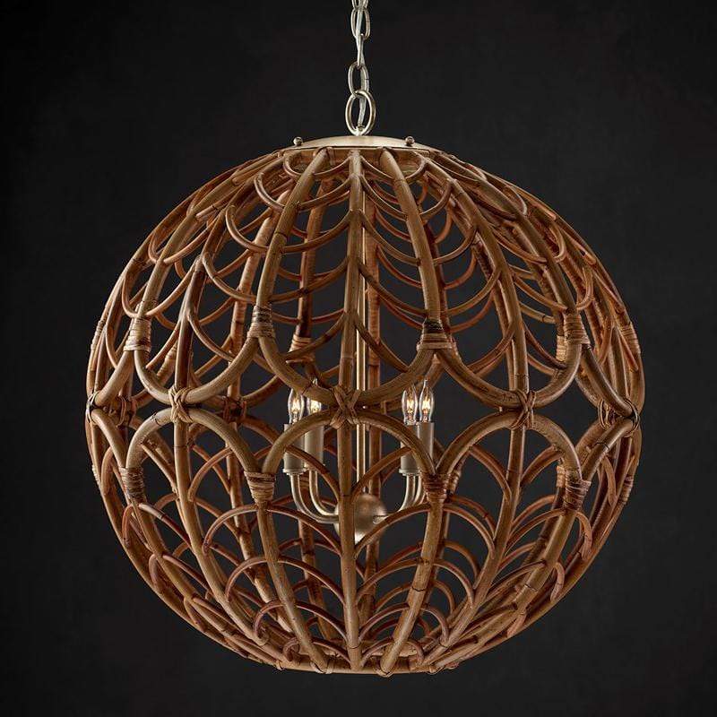 Currey and Company Cape Verde Orb Chandelier Lighting currey-co-9000-0802