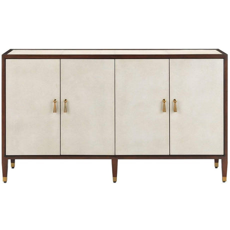 Currey and Company Evie Shagreen Credenza Furniture currey-co-3000-0142