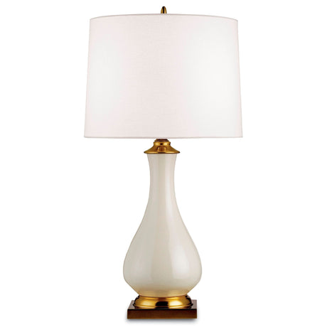 Currey and Company Lynton Table Lamp - Cream Lighting Currey-Co-6425