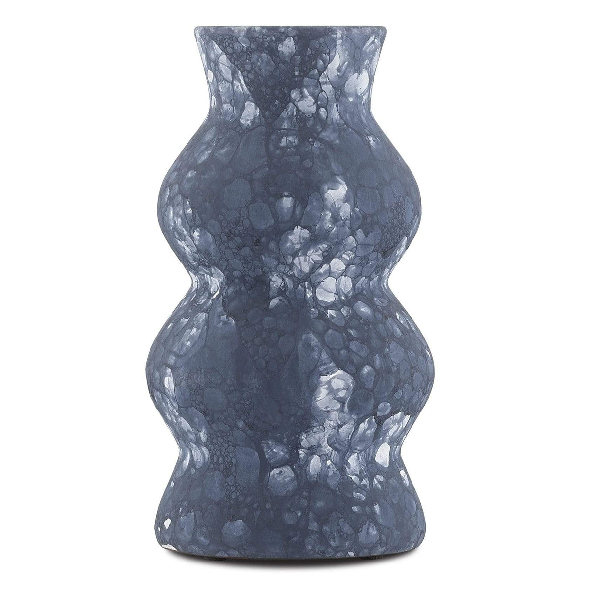 Currey and Company Phonecian Vase - Blue Decor