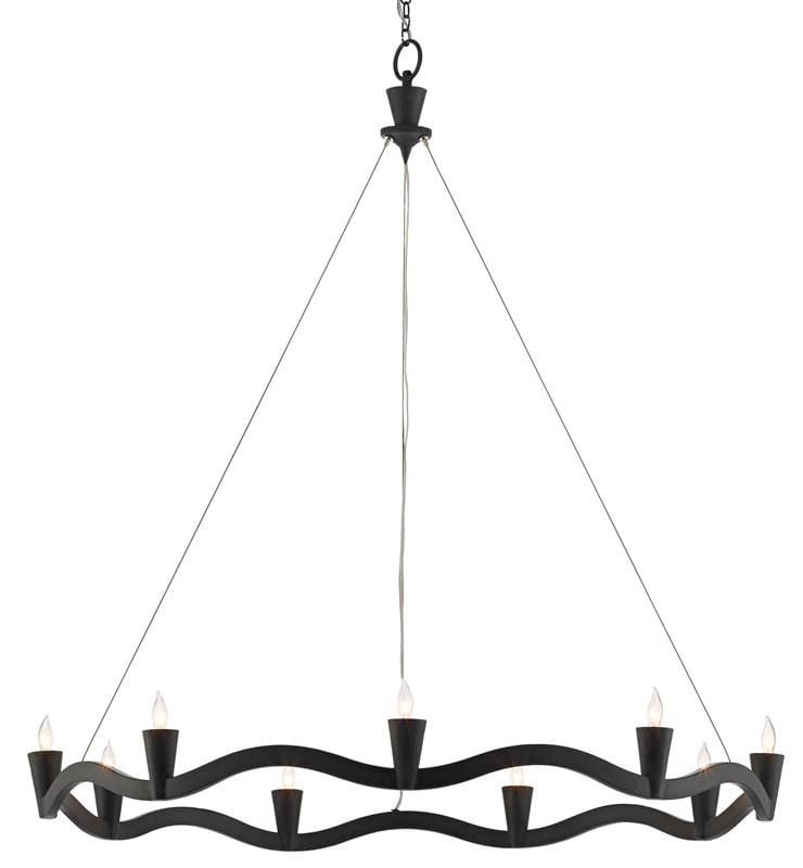 Currey and Company Serpentina Chandelier Lighting currey-co-9000-0461