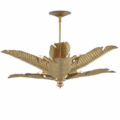 Currey and Company Tropical Semi Flush Mount Lighting currey-co-9000-0544