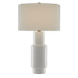 Currey & Co. Janeen White Table Lamp Lighting currey-co-6000-0300