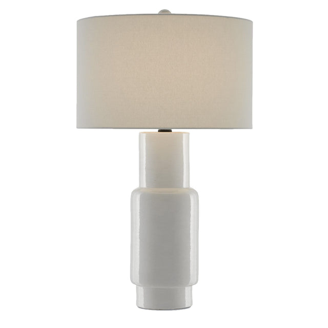 Currey & Co. Janeen White Table Lamp Lighting currey-co-6000-0300
