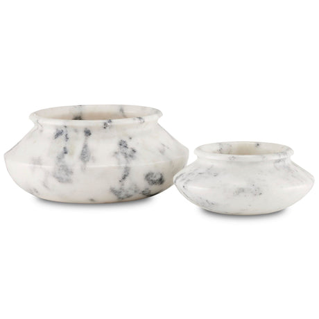 Currey & Company Punto Marble Bowl Sculptures & Statues