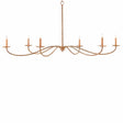 Currey & Company Saxon Chandelier - Rattan Lighting currey-co-9000-0757