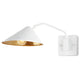 Currey & Company Serpa Single White Wall Lighting currey-co-5000-0205